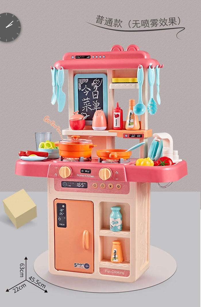 42 - Pcs Kitchen Set With Real Water Faucet With Music