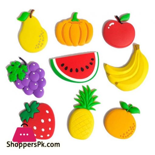 3D Soft Touch PVC Fruits and Vegetables Refrigerator Magnets Home Decoration(Set of 6)
