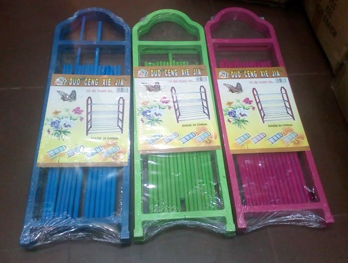 4 Tier Shoe Rack Easy Assembled Shelf Storage Organizer Stand