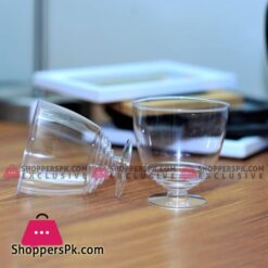 Aclyric Plastic Disposable Glass Pack of 6
