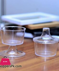 Acrylic Cupcake Holder With Domlid Cover 6Pcs
