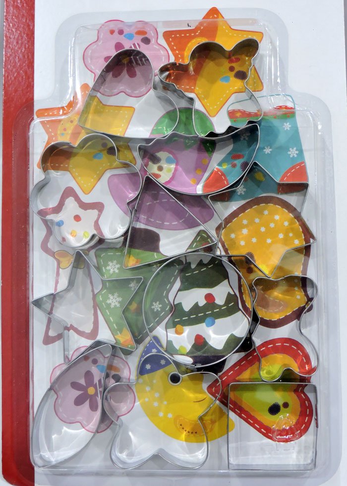 Amazing New Set Of 12 Cookie Cutter Set Stainless Steel Kitchen Diy Cookie'S