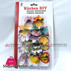 Amazing New Set Of 12 Cookie Cutter Set Stainless Steel Kitchen DIY Cookie's