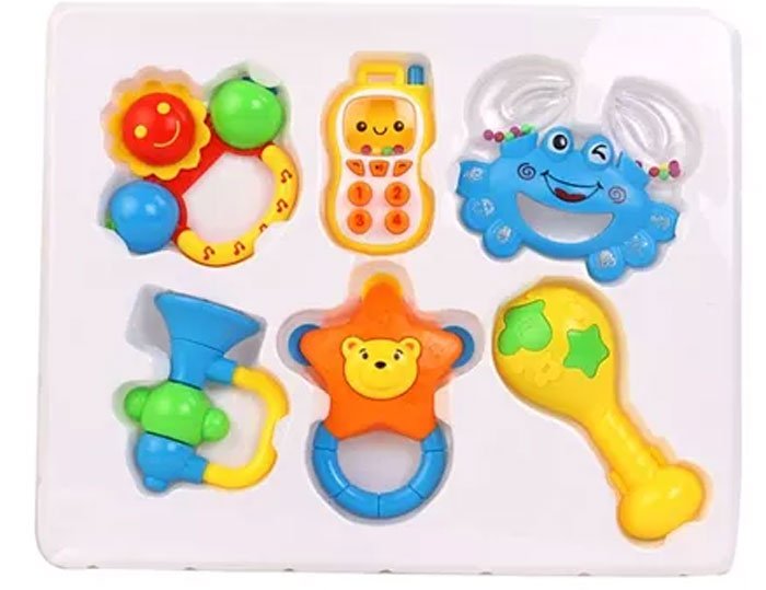 Baby Rattle Set Pack of 6