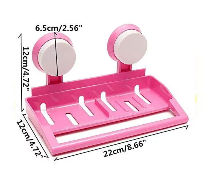 Bathroom /Kitchen Wall Suction Corner Triangle Shelf