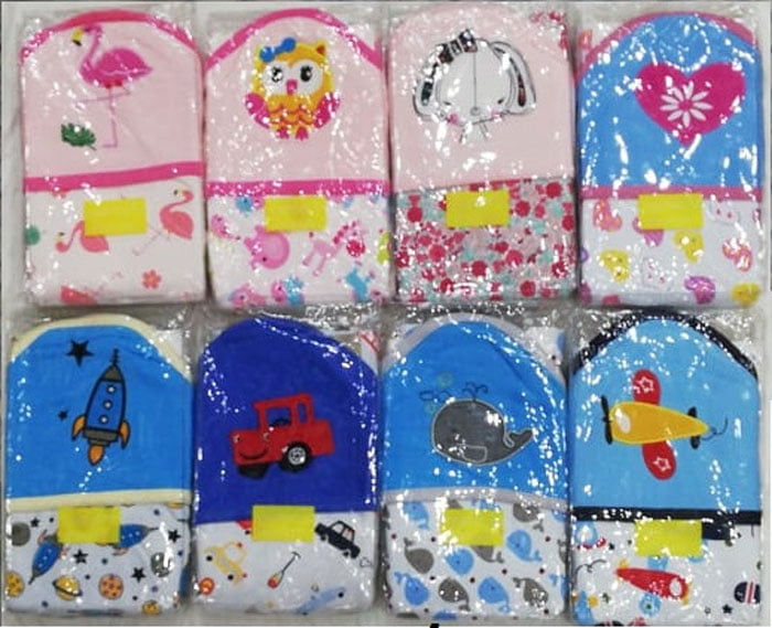 Beautiful Embroidery Baby Hooded Wrap Sheet