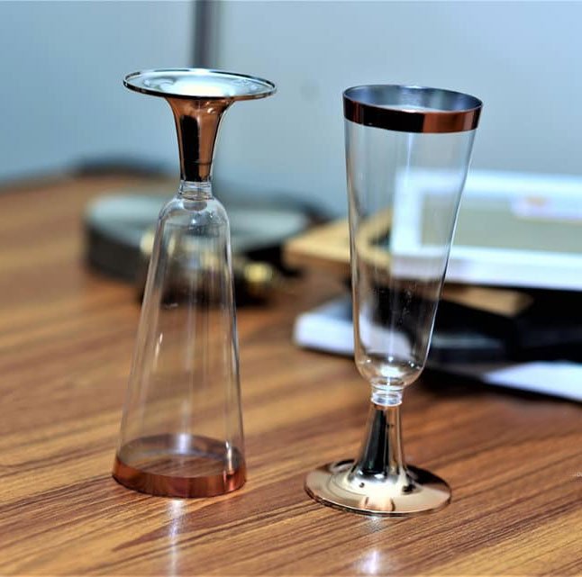 Beautifull Design Aclyric Plastic Disposable Glass Pack Of 6