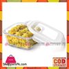 Blinkmax Fresh Square Glass Storage Container 450Ml