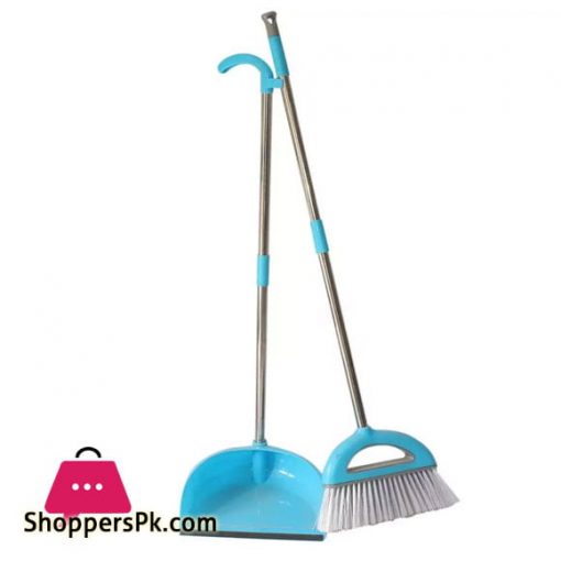 Broom and Dust Pan Collector Long Handle Brush