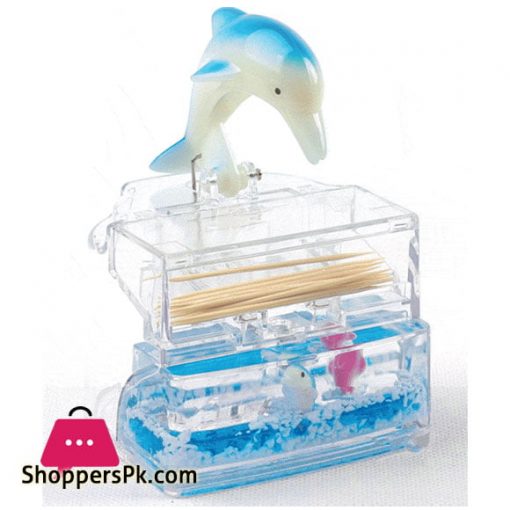 Creative Portable Toothpick Box Holder Dolphin Toothpick Dispenser