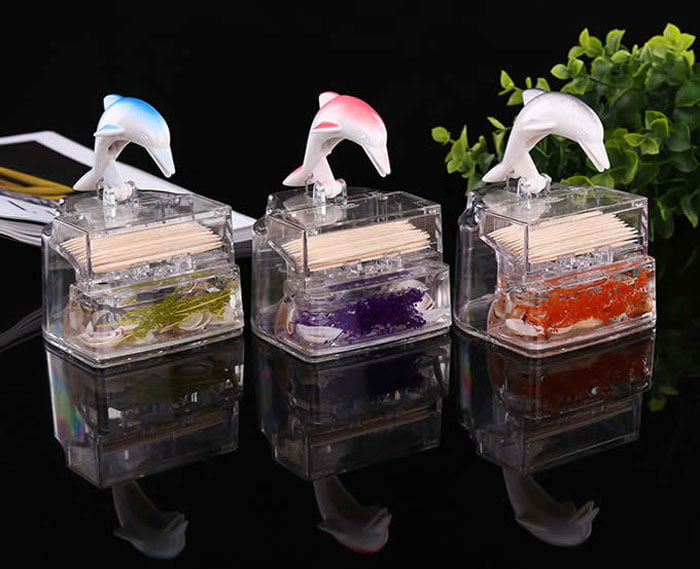 Creative Portable Toothpick Box Holder Dolphin Toothpick Dispenser 5 Creative Portable Toothpick Box Holder Dolphin Toothpick Dispenser