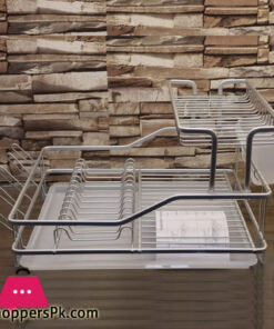 DOUBLE TIER NO-RUST DISH DRAINER