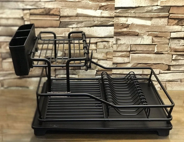 Double Tier No-Rust Dish Drainer