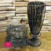 Decorative Glass Center Piece With Flower Vase 21-1