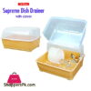 Dish Drainer Rack With Cover