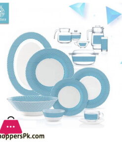 Endura 71 Pieces Maroc Blue Glass Dinnerset. Made in UAE