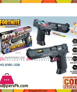 Fortnite Sound Light Electric Toy Gun 8180-32b