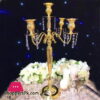 Gold Wedding Flower Vase Metal Candelabra Candle Holder Table Centerpiece Flower Stand