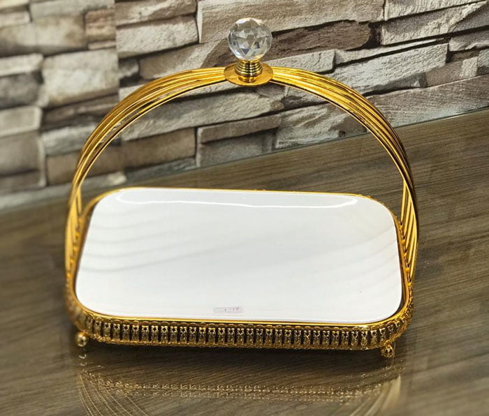 High Quality Wrought Iron Plated Dessert Stand Cake Stand