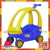 Haenim Royal Car Mobile Kids Car Trolley Stroller Car with Foot Powered Fun Kids Ride Car