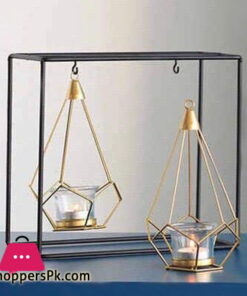 Hanging Rectangular Shaped Geometric Candle Holder