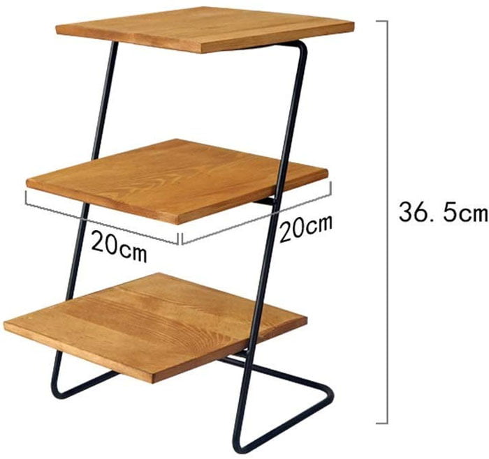High Quality 3-Layer Cake Stand Tea Multi-Layer Snack Rack Vintage Wood Cake Rack Tray