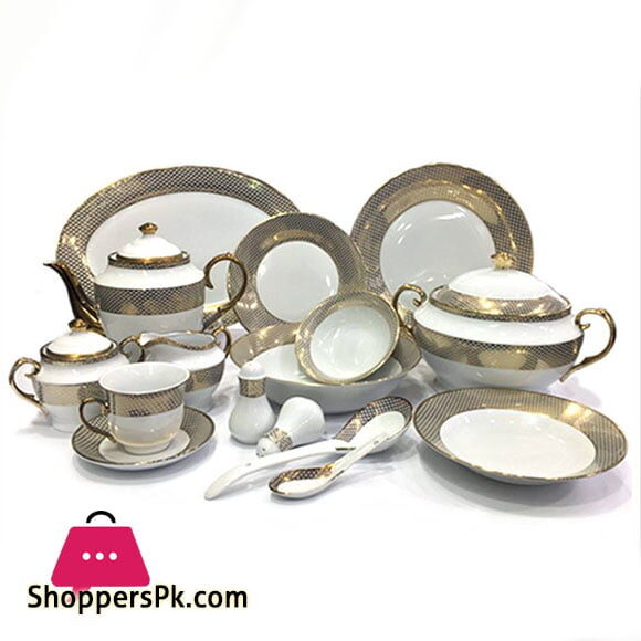 High Quality 72 Pieces Porcelain Dinner Set.