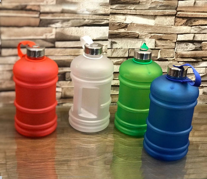 High Quality Bpa Free Gym Matt Finished Water Bottle 2.2L With Cap