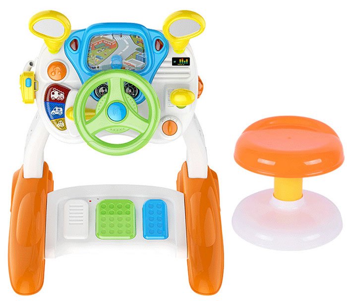 Kids Playing Activity Dreaming Party Simulated Driver Table