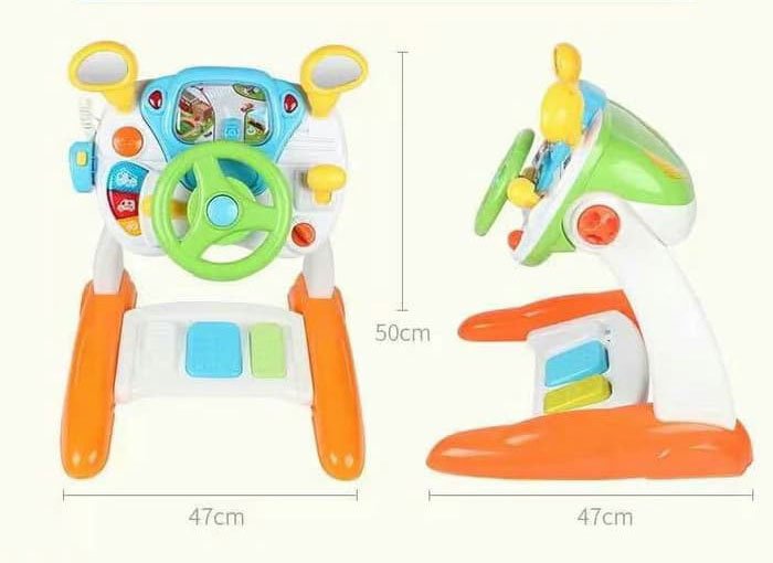 Kids Playing Activity Dreaming Party Simulated Driver Table