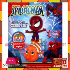 Kids Playing Fish and Spider Man Toy