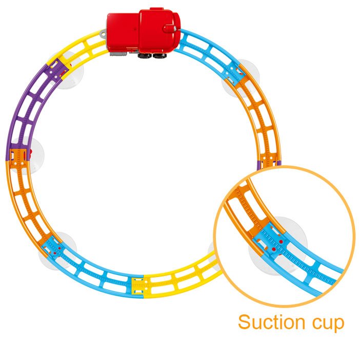 Kids Playing Track Train Series Toy
