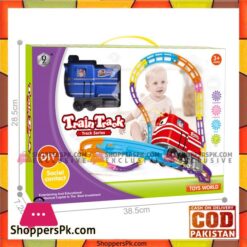 Kids Playing Track Train Series Toy