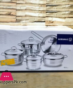 Korkmaz Astra Cookware Set of 9 Pieces - A1900