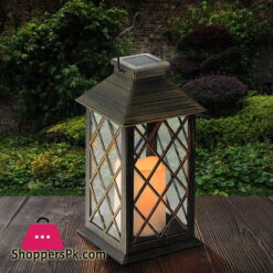LED Lantern Light Rechargeable Garden Light Metal Waterproof Candle Light