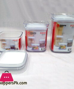 MSURE FOOD CONTAINER 3 PIECE SET