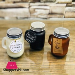 Mason Jar Glass Candle 1 - Pcs