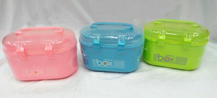 Multi-Function Portable Plastic Storage Box