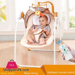 New Primi Model Auto-Swing Baby Crib Electricity Large Space with Bluetooth Mattress and Sleeping Bed for Newborns S282PT S282PT