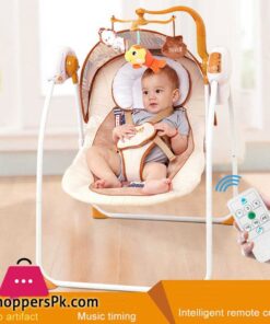 New Primi Model Auto-Swing Baby Crib Electricity Large Space with Bluetooth Mattress and Sleeping Bed for Newborns S282PT S282PT