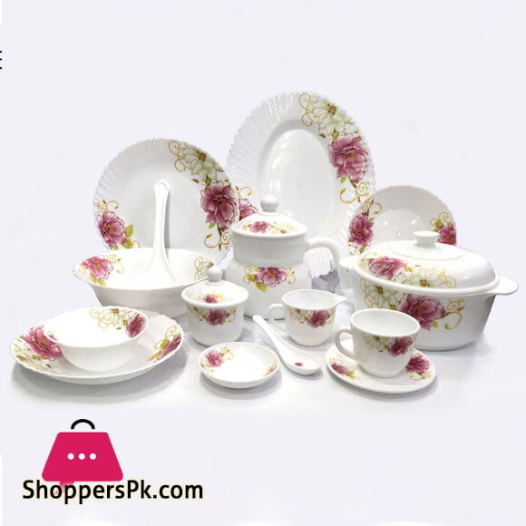 Opal Glassware 72 Pieces Dinner Set, Oven And Microwave Safe