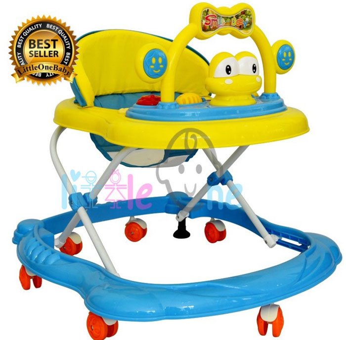 Premium Quality Little One Baby Walker Frog With Stopper