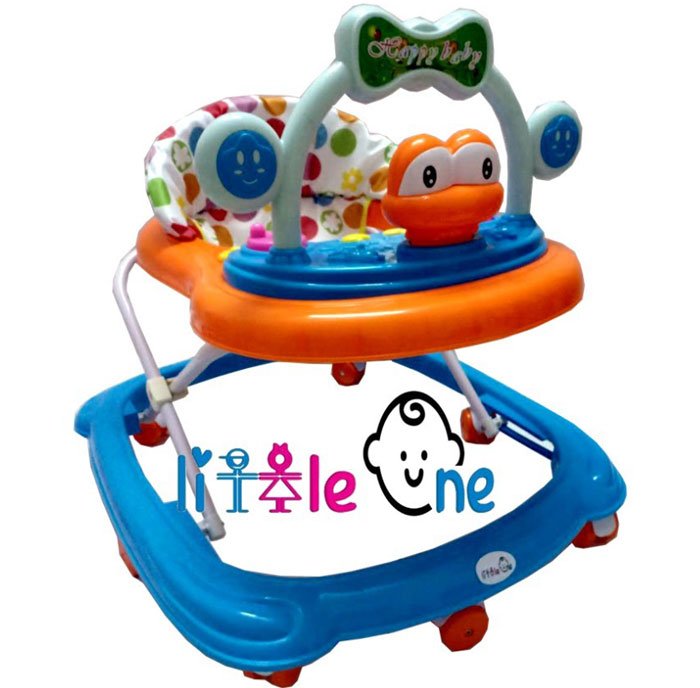 Premium Quality Little One Baby Walker Frog With Stopper