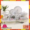 Rockware Opal Marble Glass Dinner Set 72-Pcs