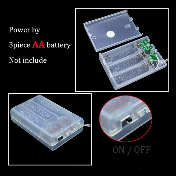 Romantic Rose Design 20 Led String Lights Fairy Light 8 Feet