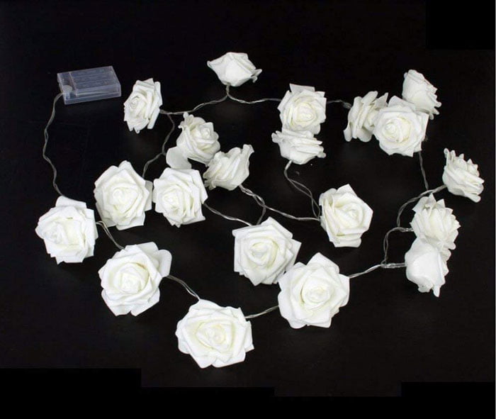 Romantic Rose Design 20 LED String Lights Fairy Light 8 Feet