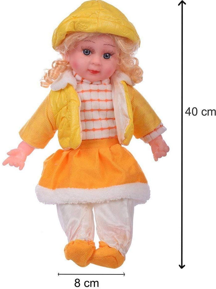 Singing Songs And Poem Baby Girl Doll (Multicolour) (40 Cm)