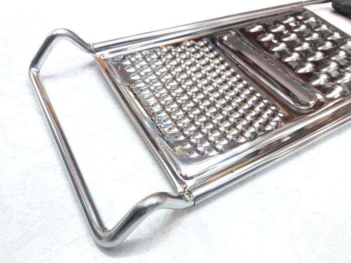 Stainless Steel Flat Grater Fruits Planer With Plastic Grip