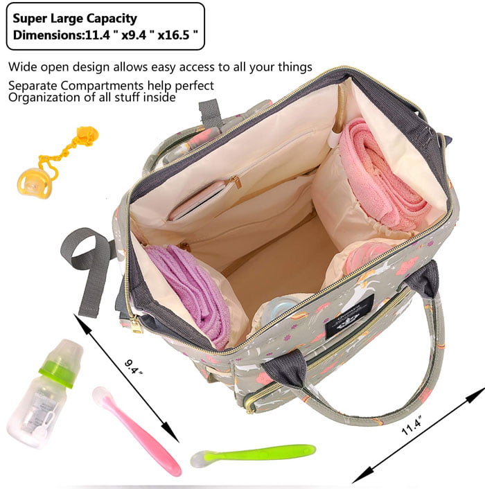 Unicorn Baby Nappy Bag Diaper Bag Backpack Mummy Bag