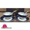 Versace European Bone China Coffee 2pcs Cup Set Luxury Retro Ceramic Cup and Saucer with Spoon